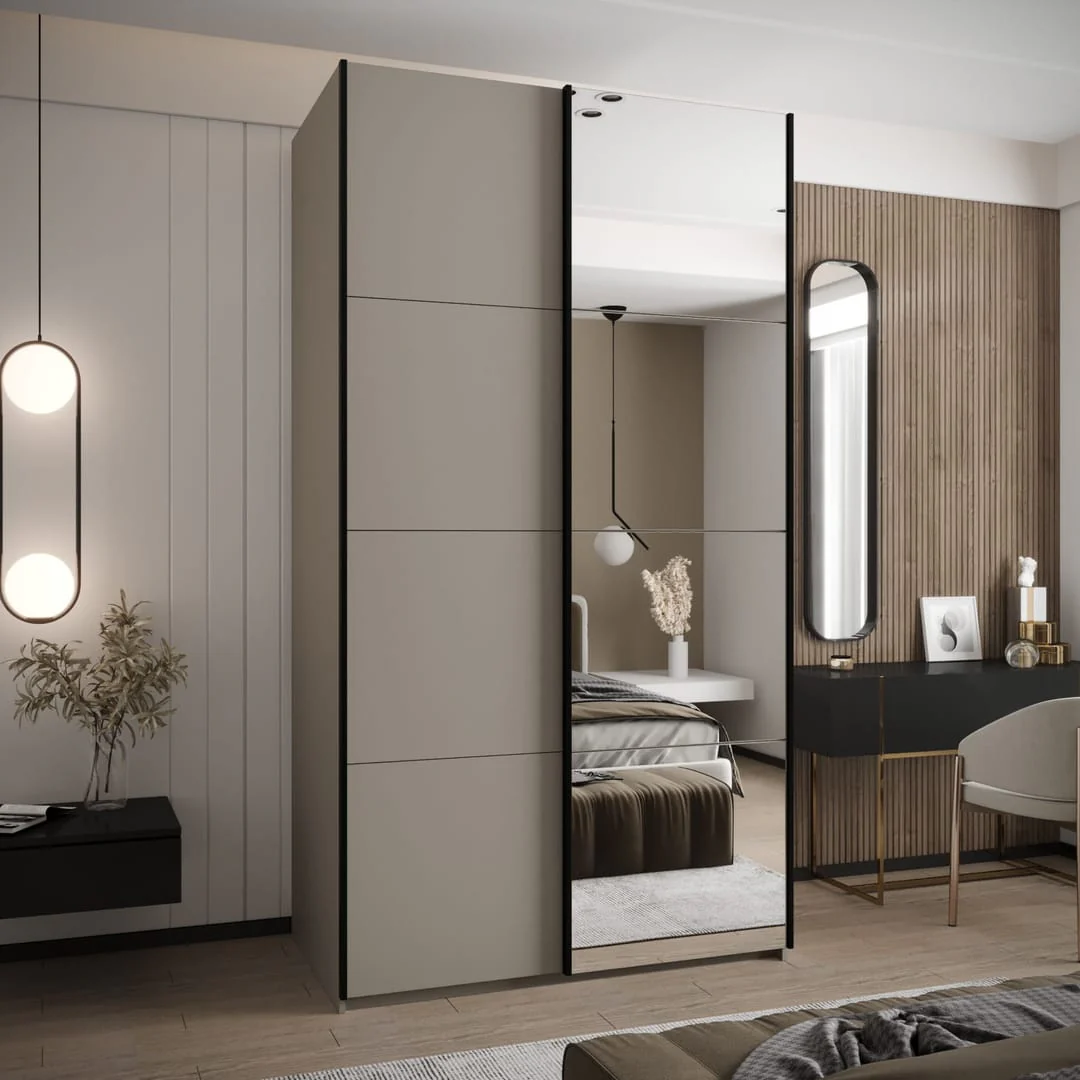 Trosa III Sliding Door Wardrobe 130cm - Image 9