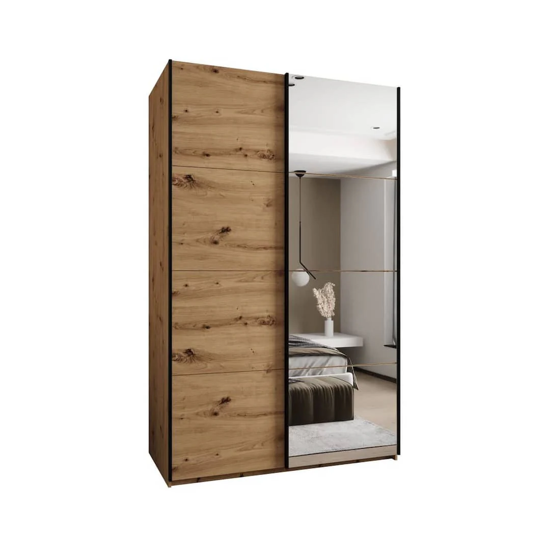 Trosa III Sliding Door Wardrobe 150cm - Image 4