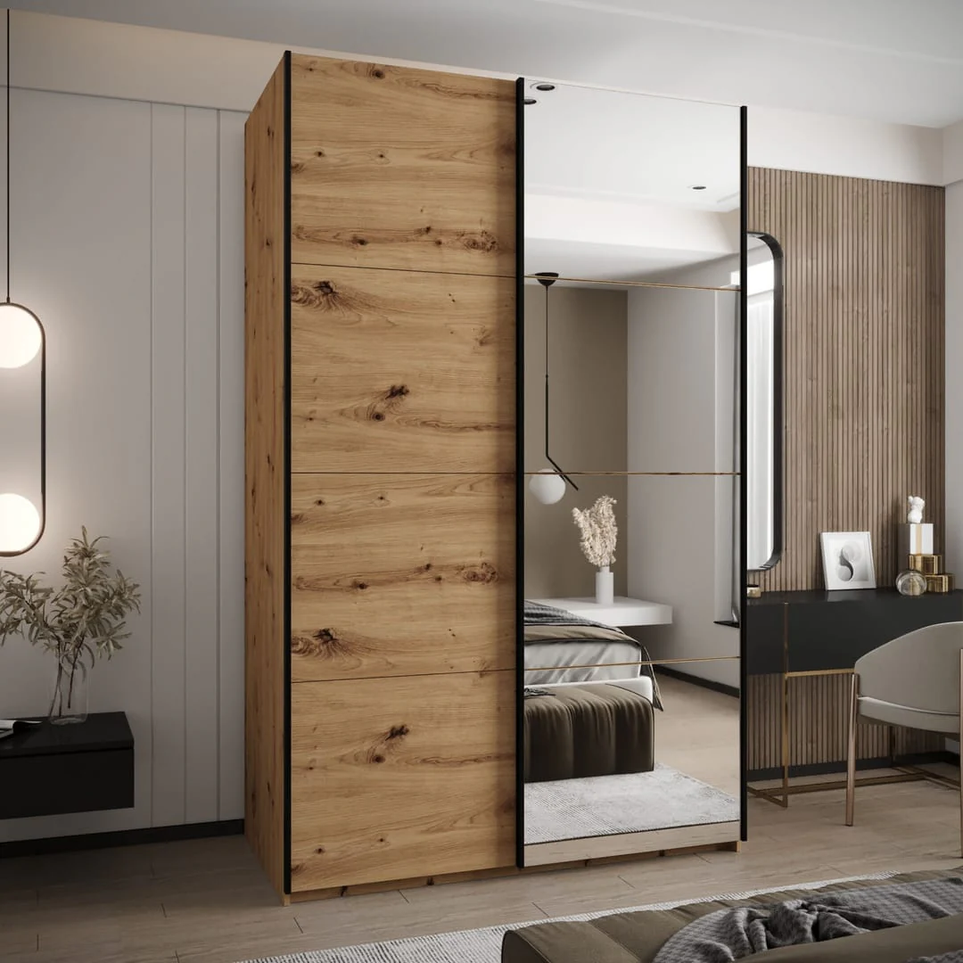 Trosa III Sliding Door Wardrobe 160cm - Image 3