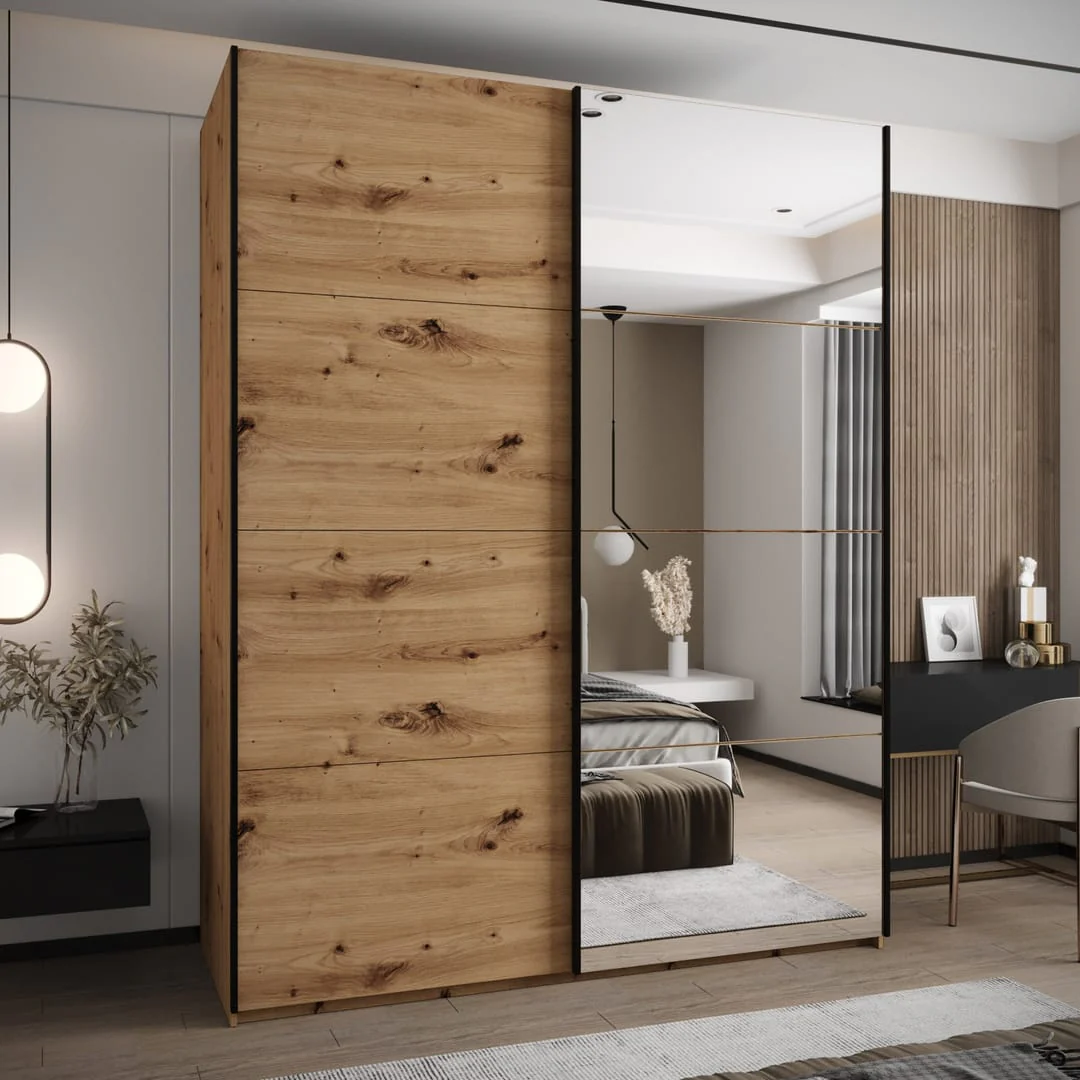 Trosa III Sliding Door Wardrobe 190cm - Image 3