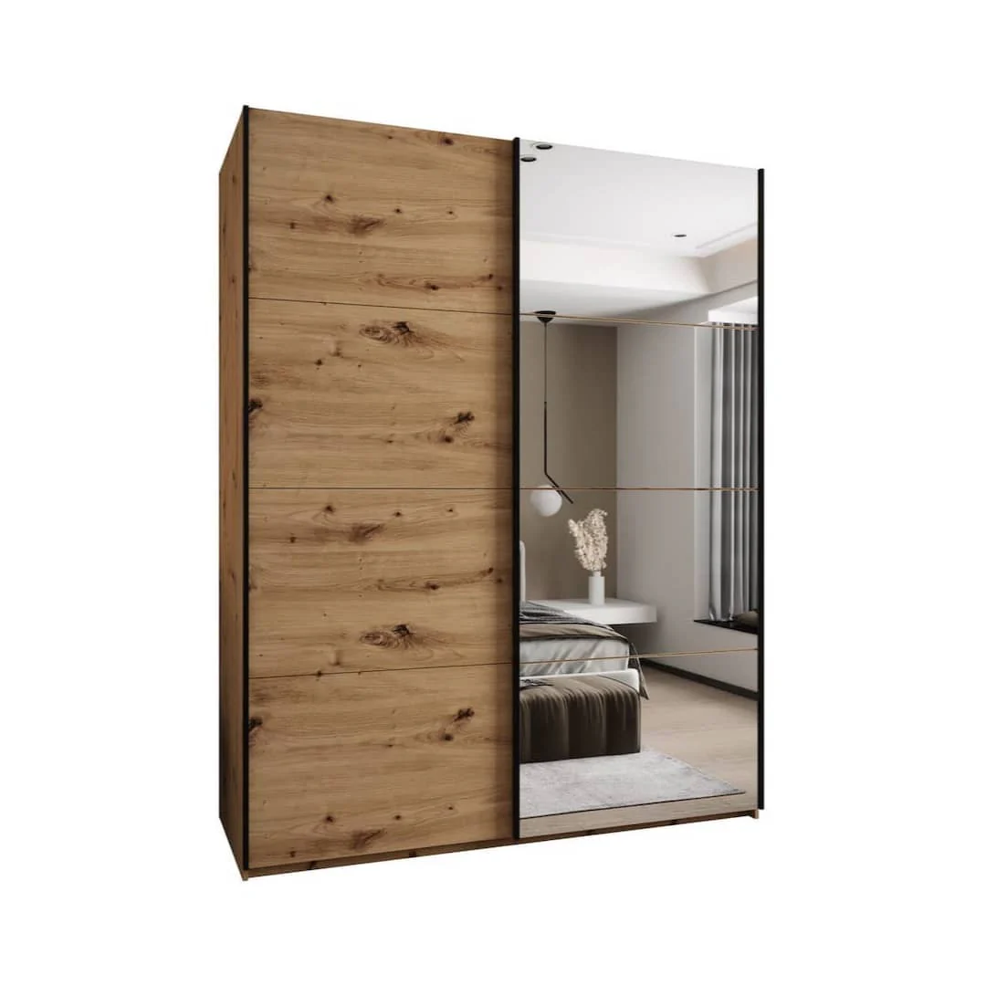 Trosa III Sliding Door Wardrobe 190cm - Image 4