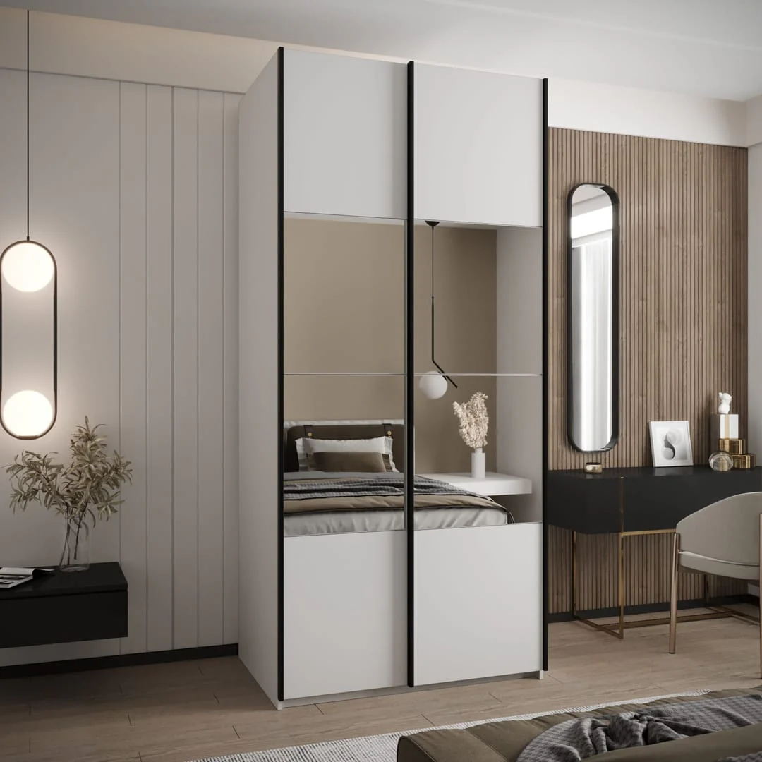 Trosa IV Sliding Door Wardrobe 120cm - Image 7