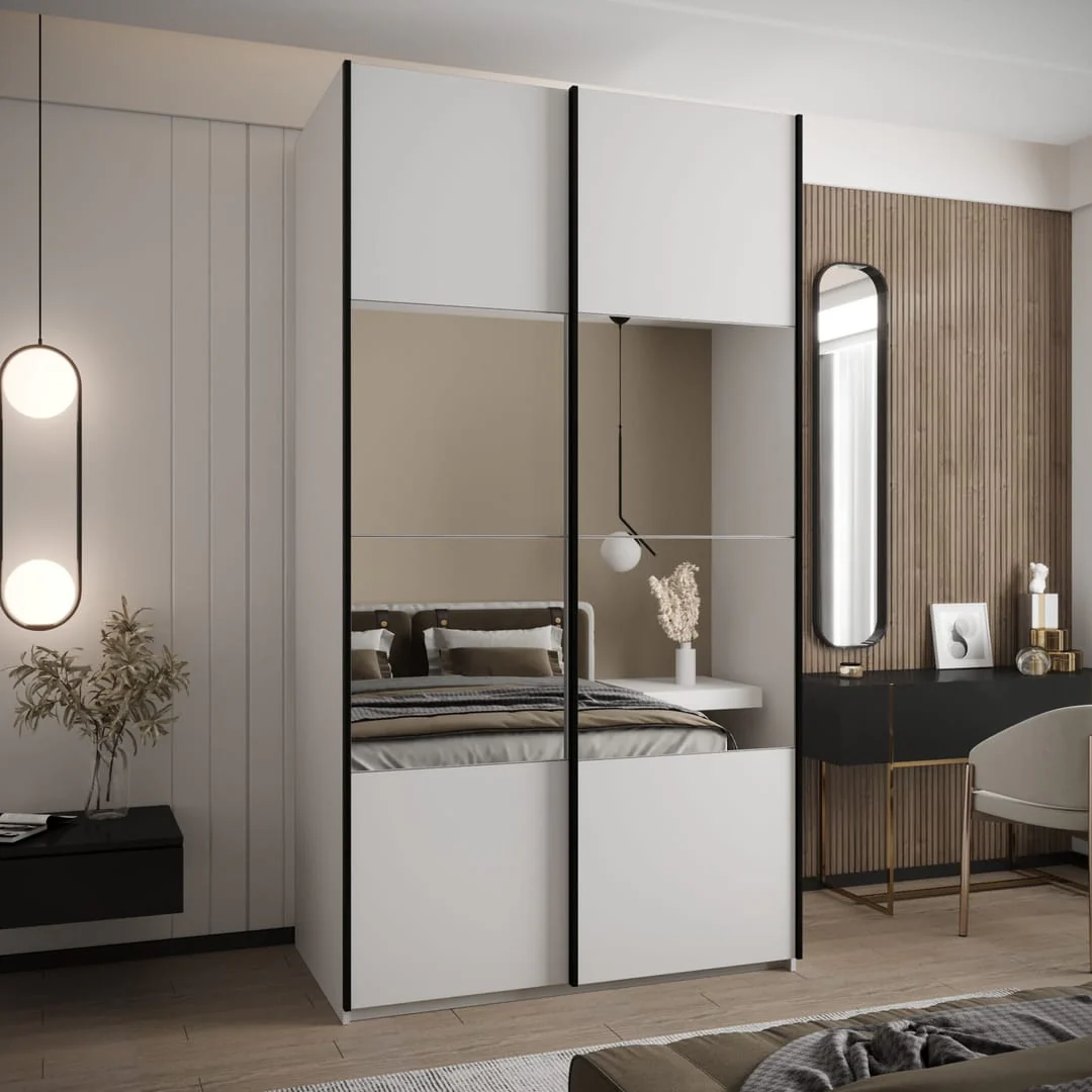 Trosa IV Sliding Door Wardrobe 130cm - Image 7