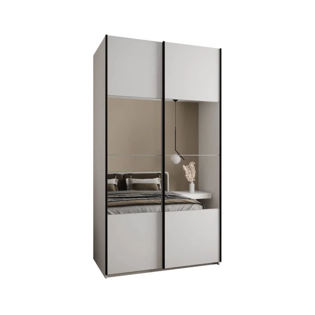 Trosa IV Sliding Door Wardrobe 130cm - Image 8