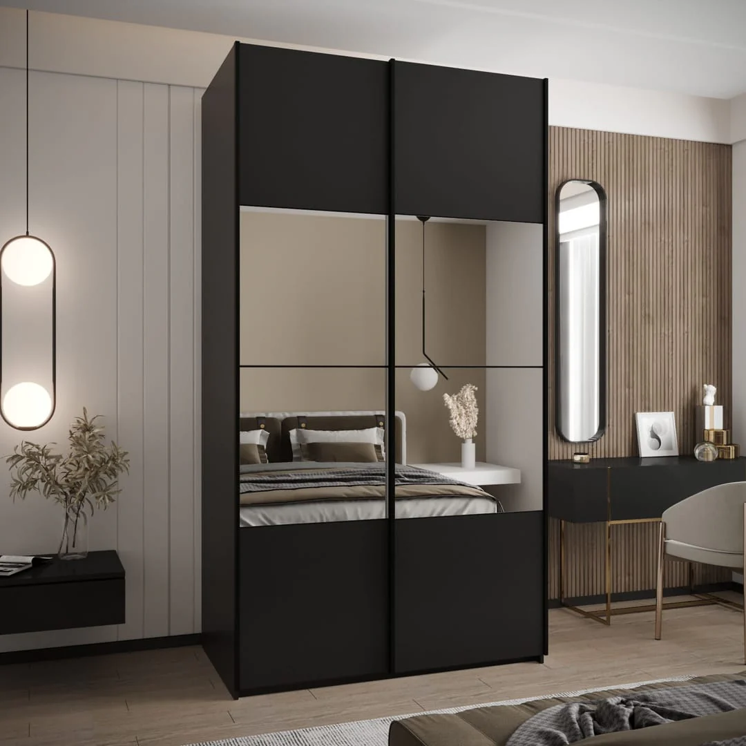 Trosa IV Sliding Door Wardrobe 130cm - Image 9