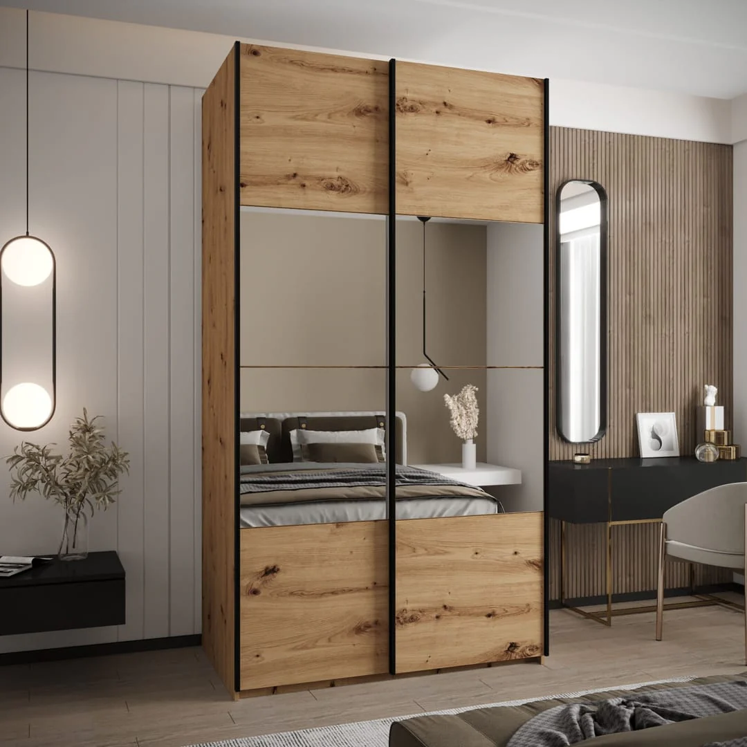 Trosa IV Sliding Door Wardrobe 140cm