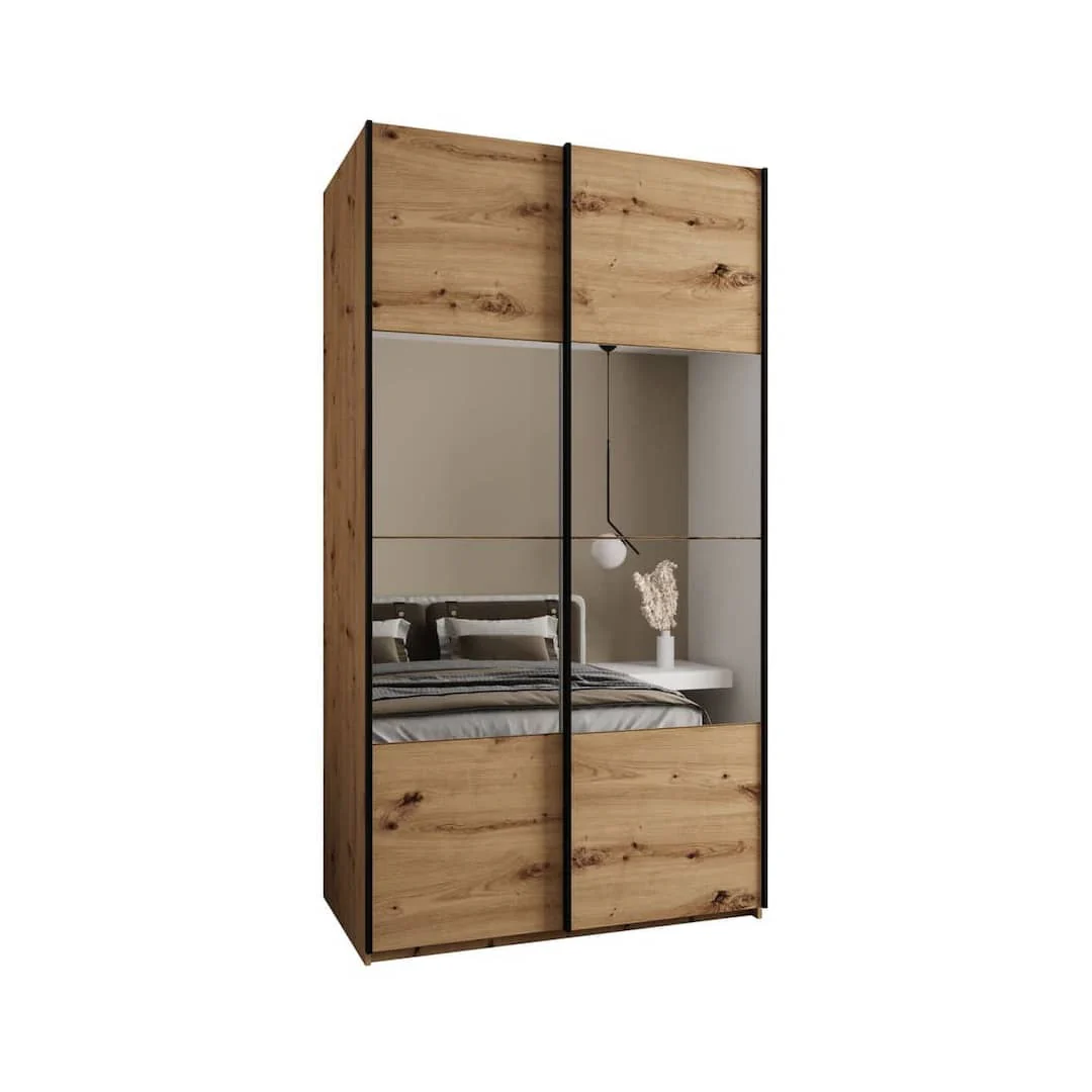 Trosa IV Sliding Door Wardrobe 140cm - Image 2