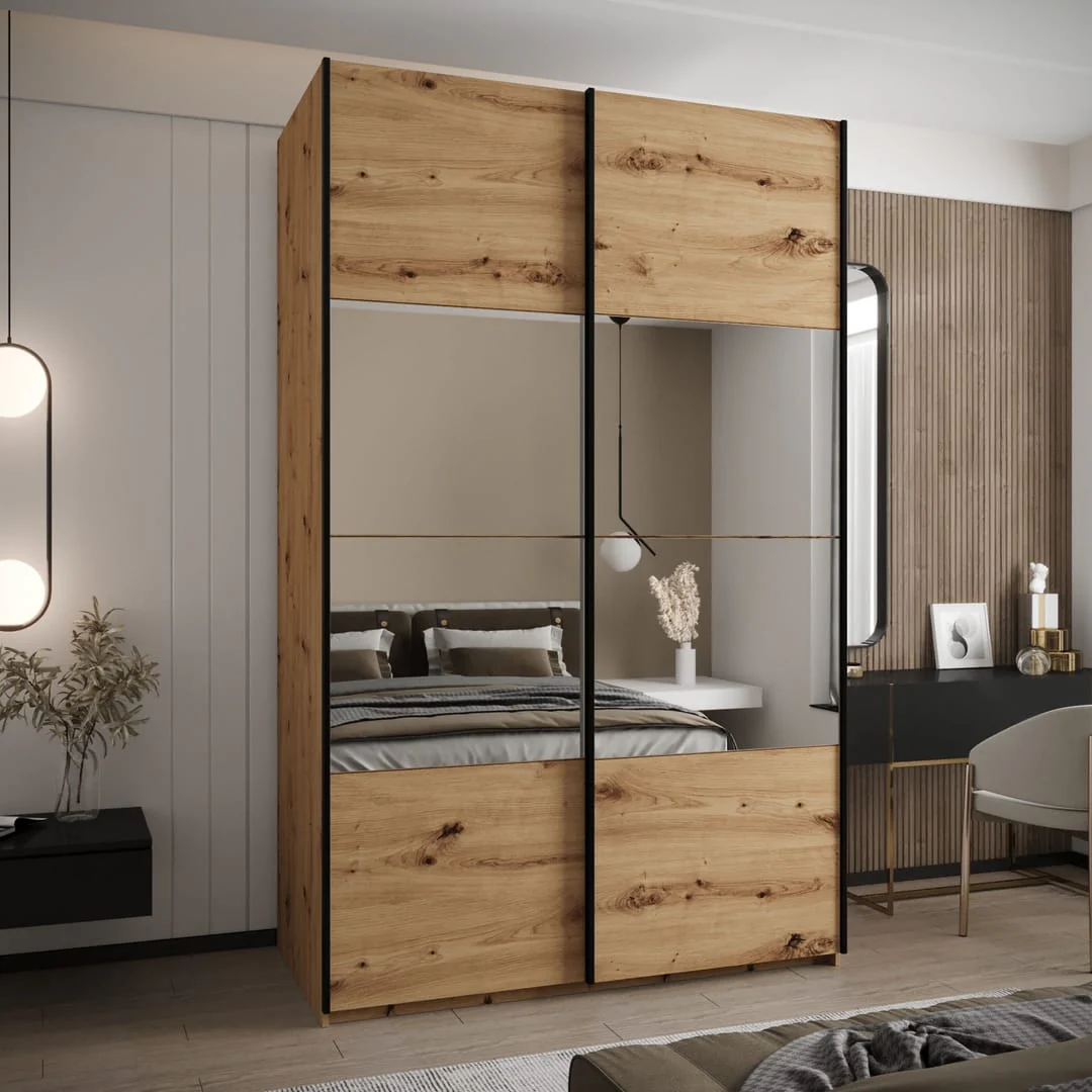 Trosa IV Sliding Door Wardrobe 160cm - Image 3