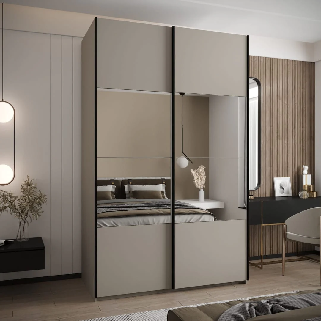 Trosa IV Sliding Door Wardrobe 160cm - Image 9