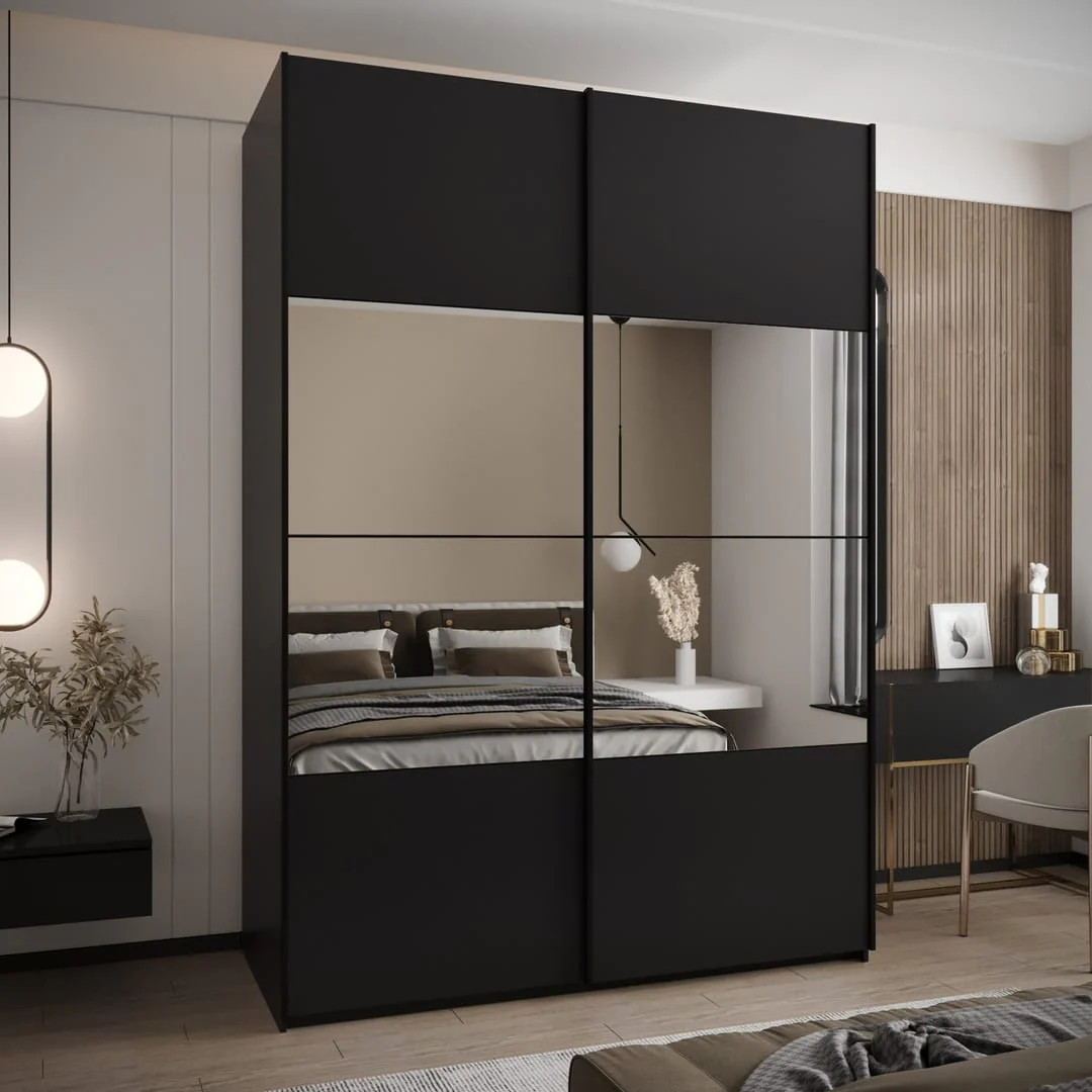 Trosa IV Sliding Door Wardrobe 170cm - Image 9