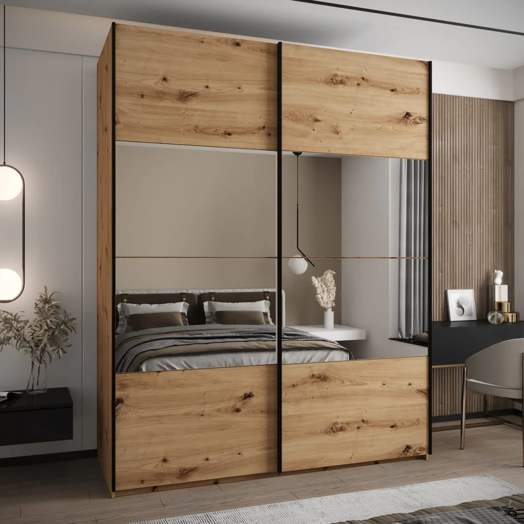 Trosa IV Sliding Door Wardrobe 190cm - Image 3