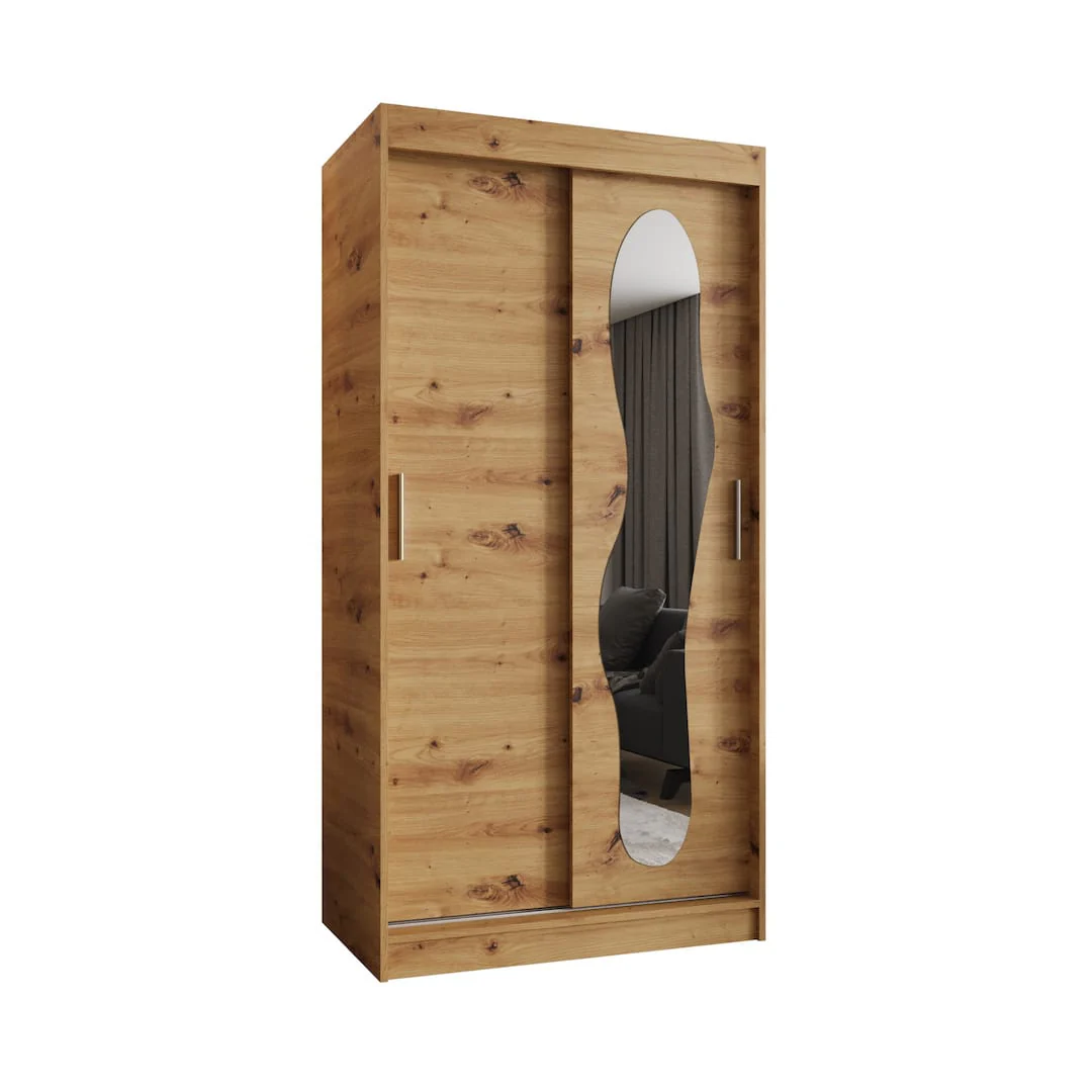 Ultra Sliding Door Wardrobe 100cm - Image 6