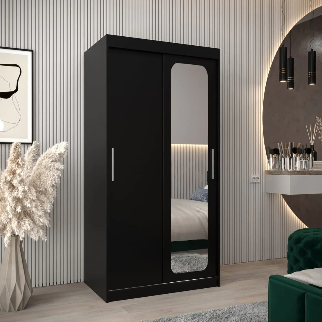 Uppsala T2 Sliding Door Wardrobe 100cm - Image 10