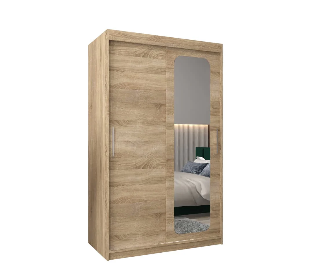 Uppsala T2 Sliding Door Wardrobe 120cm - Image 15