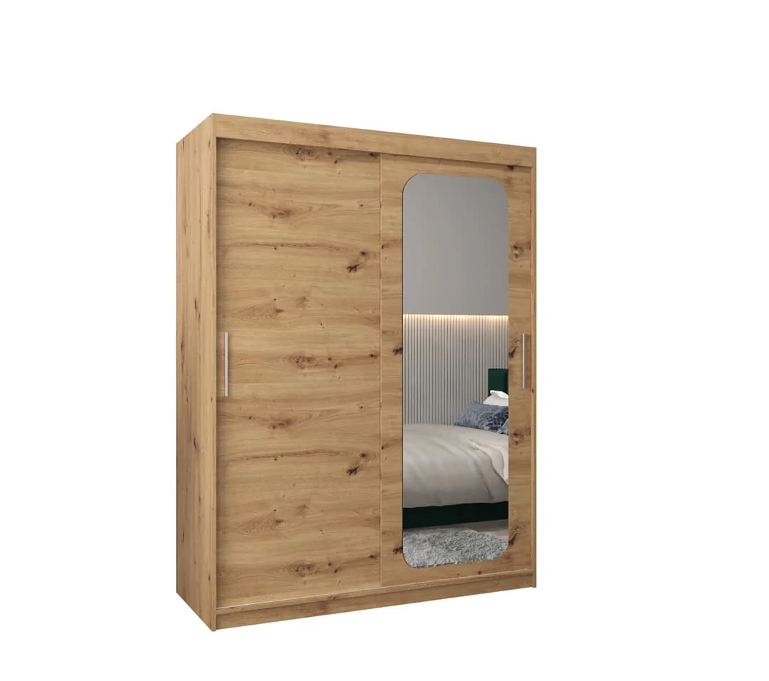 Uppsala T2 Sliding Door Wardrobe 150cm - Image 6