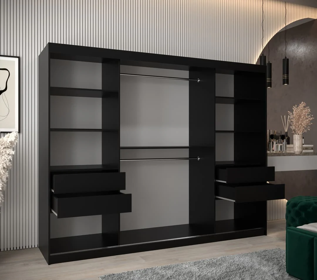 Uppsala T2 Sliding Door Wardrobe 250cm - Image 13