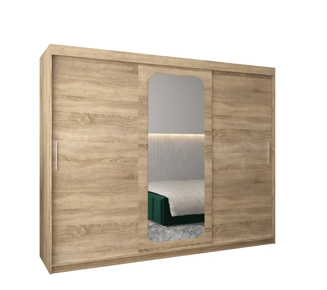 Uppsala T2 Sliding Door Wardrobe 250cm - Image 15