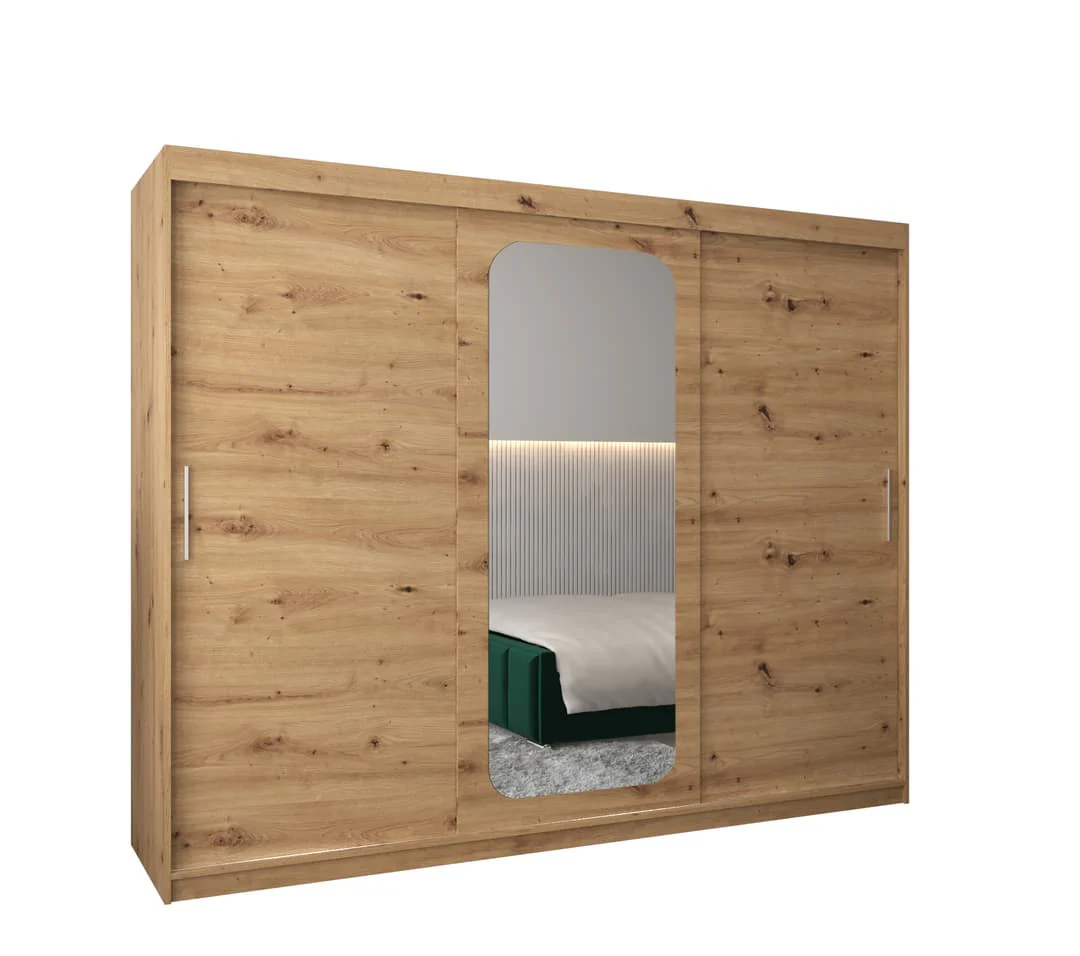 Uppsala T2 Sliding Door Wardrobe 250cm - Image 2