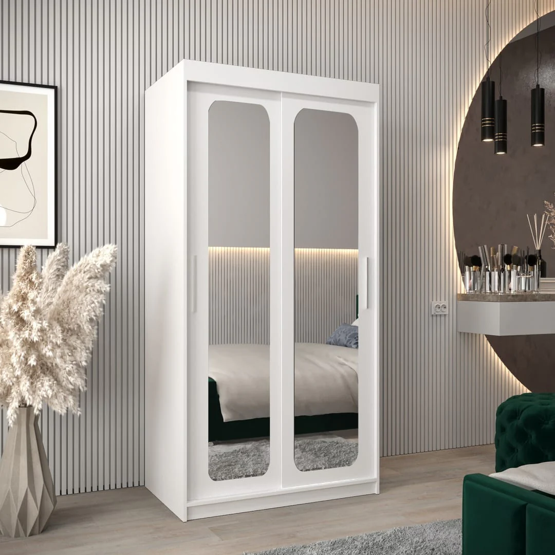 Uppsala T3 Sliding Door Wardrobe 100cm