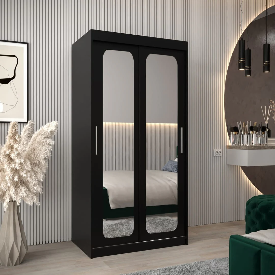 Uppsala T3 Sliding Door Wardrobe 100cm - Image 10