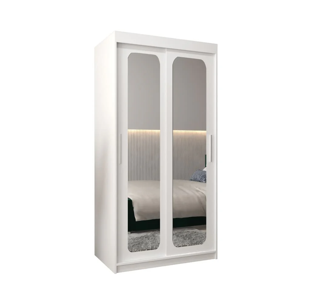 Uppsala T3 Sliding Door Wardrobe 100cm - Image 2