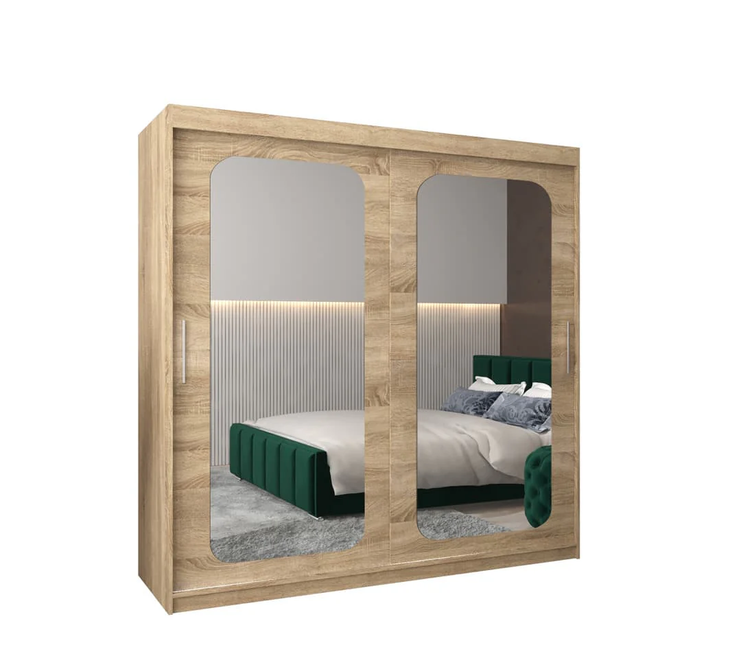 Uppsala T3 Sliding Door Wardrobe 200cm - Image 15