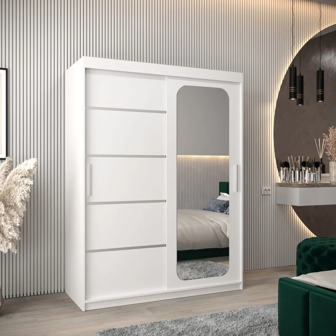 Uppsala V2 Sliding Door Wardrobe 150cm - Image 10