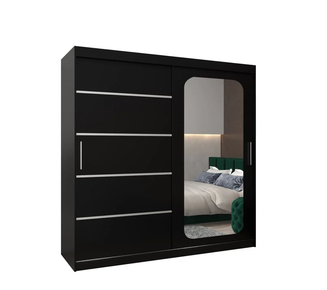 Uppsala V2 Sliding Door Wardrobe 200cm - Image 11
