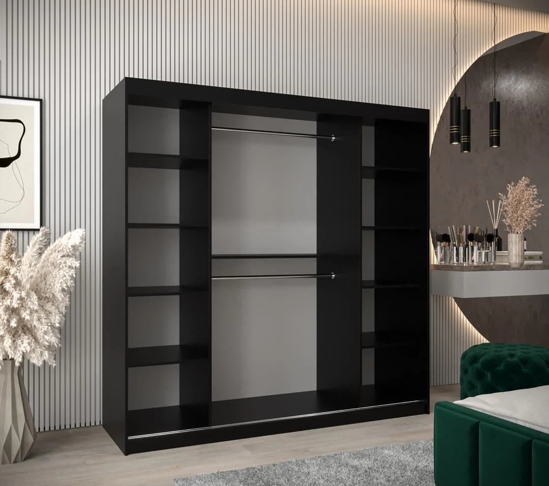 Uppsala V2 Sliding Door Wardrobe 200cm - Image 12