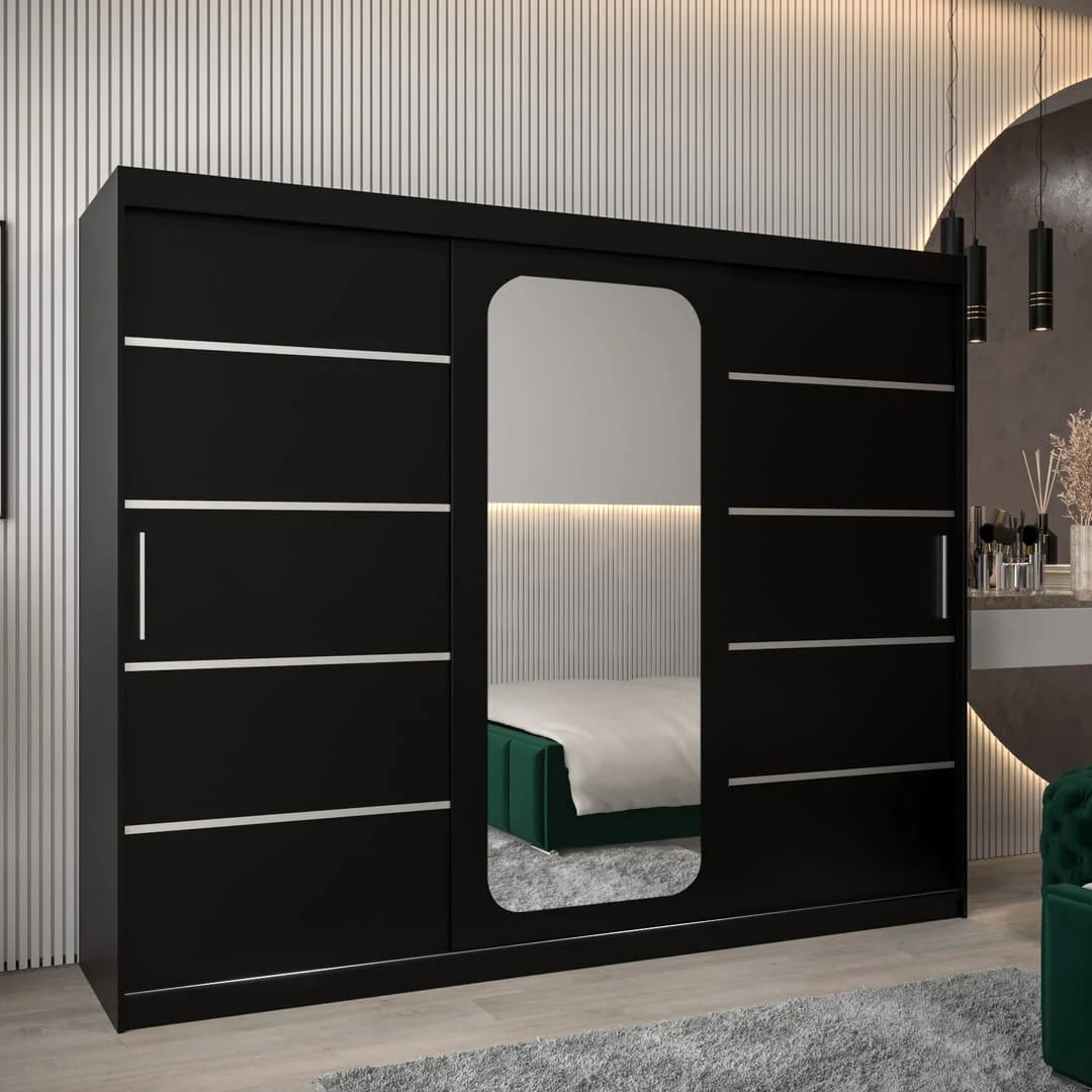 Uppsala V2 Sliding Door Wardrobe 250cm - Image 10