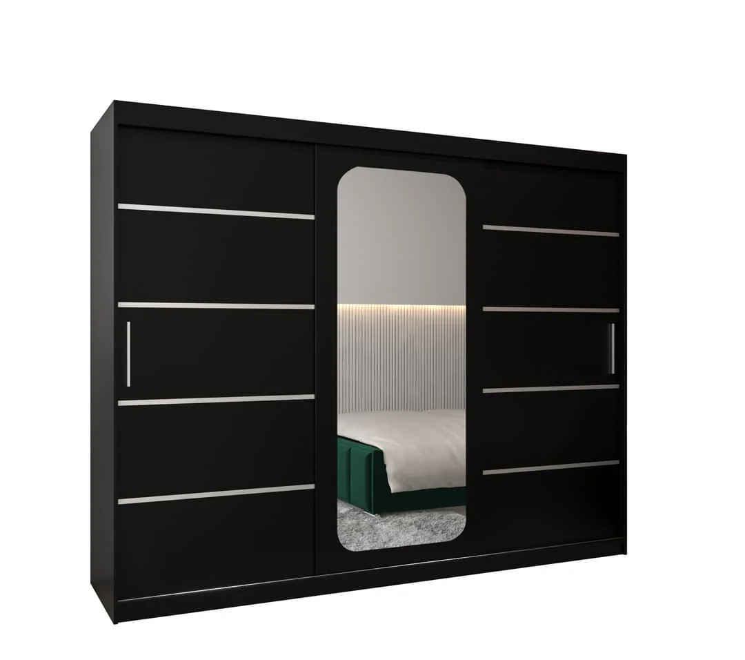 Uppsala V2 Sliding Door Wardrobe 250cm - Image 11