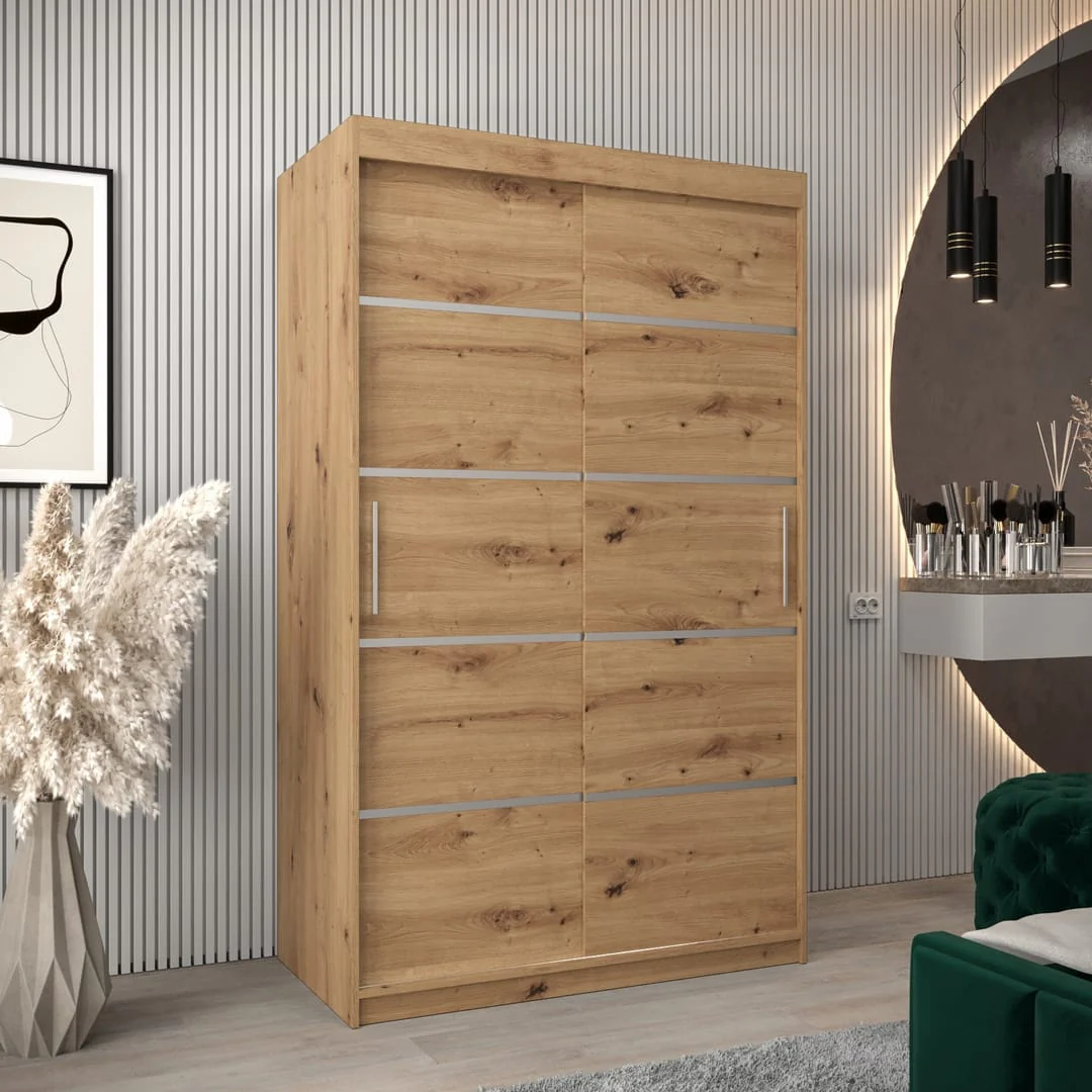 Verona 01 Sliding Door Wardrobe 120cm - Image 5