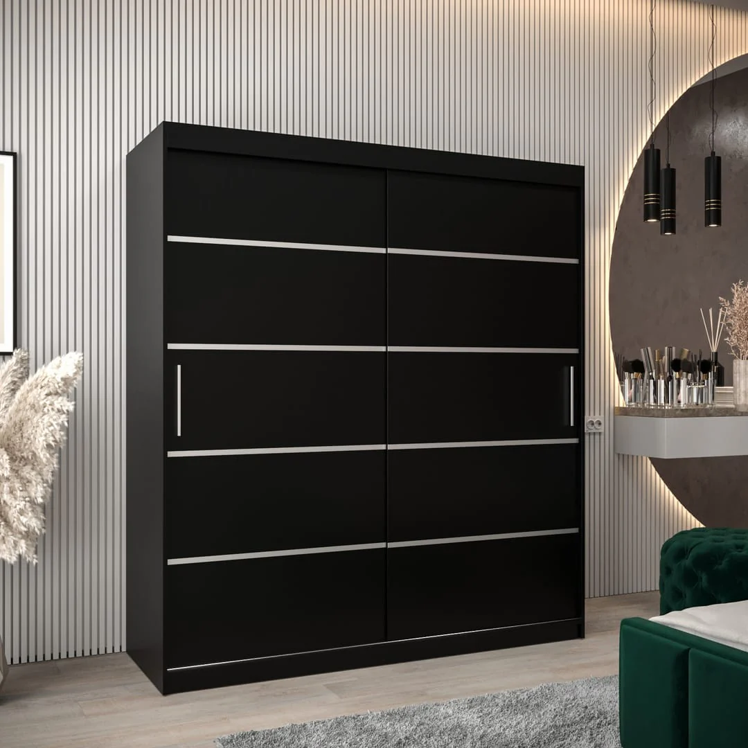 Verona 01 Sliding Door Wardrobe 180cm - Image 10