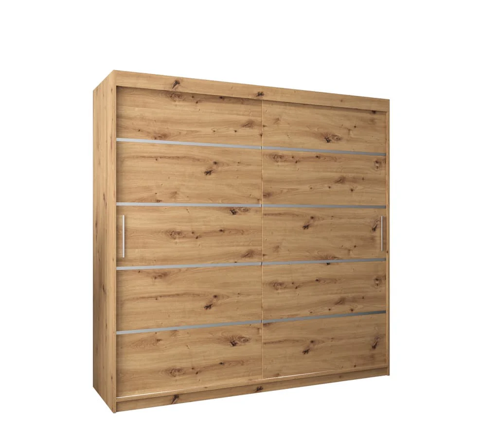 Verona 01 Sliding Door Wardrobe 200cm - Image 6