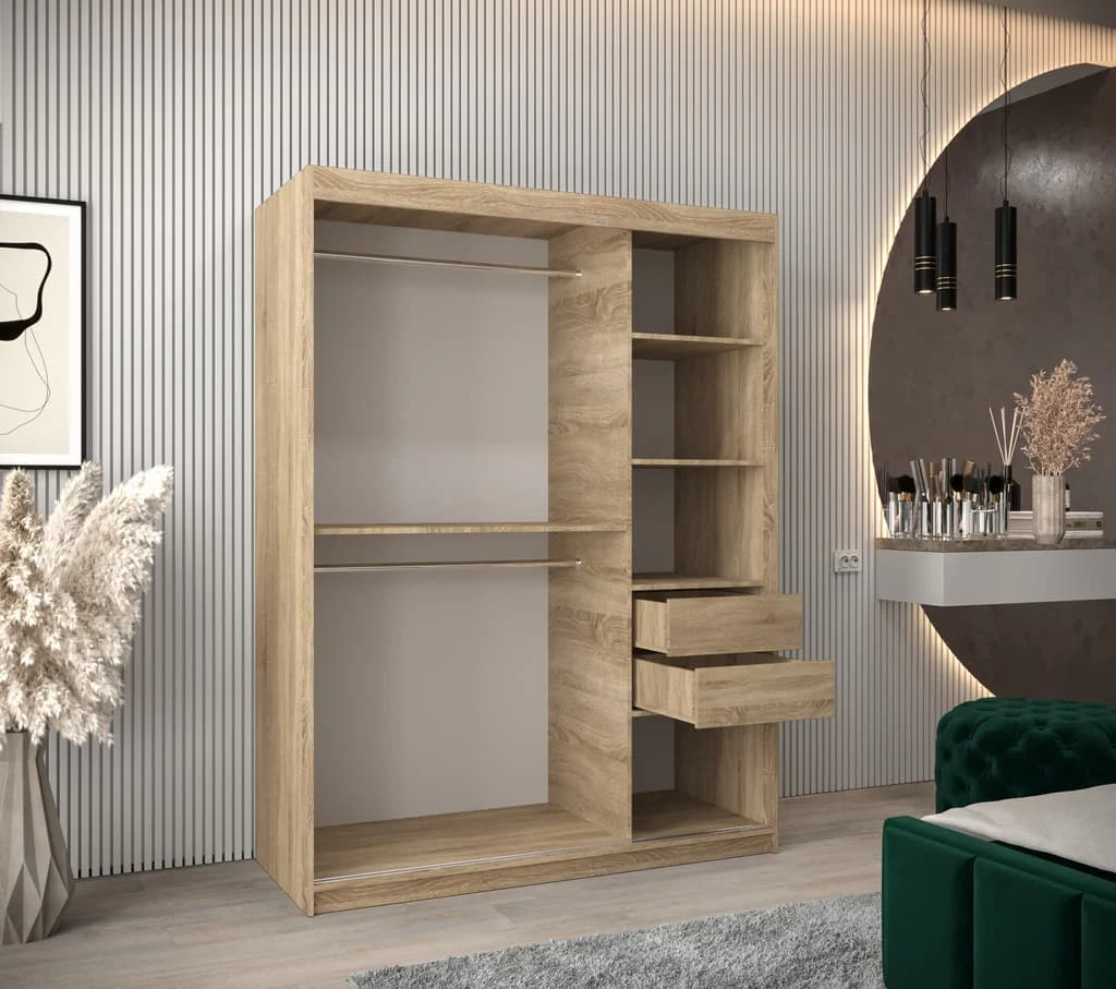 Verona 02 Sliding Door Wardrobe 150cm - Image 17