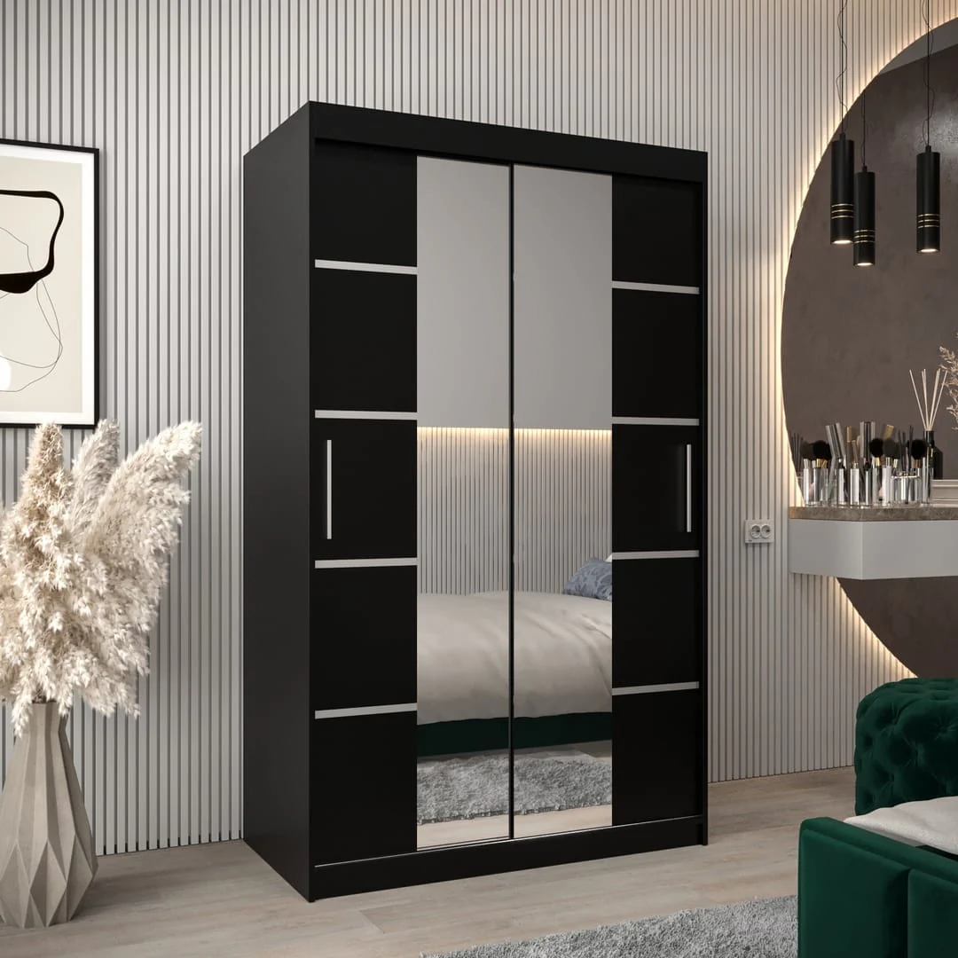 Verona 04 Sliding Door Wardrobe 120cm - Image 10
