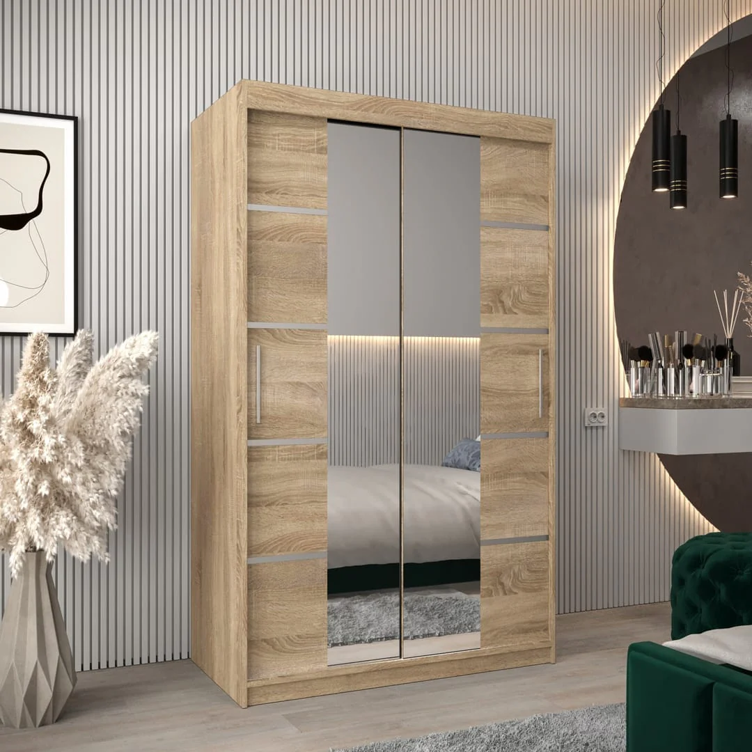 Verona 04 Sliding Door Wardrobe 120cm - Image 14