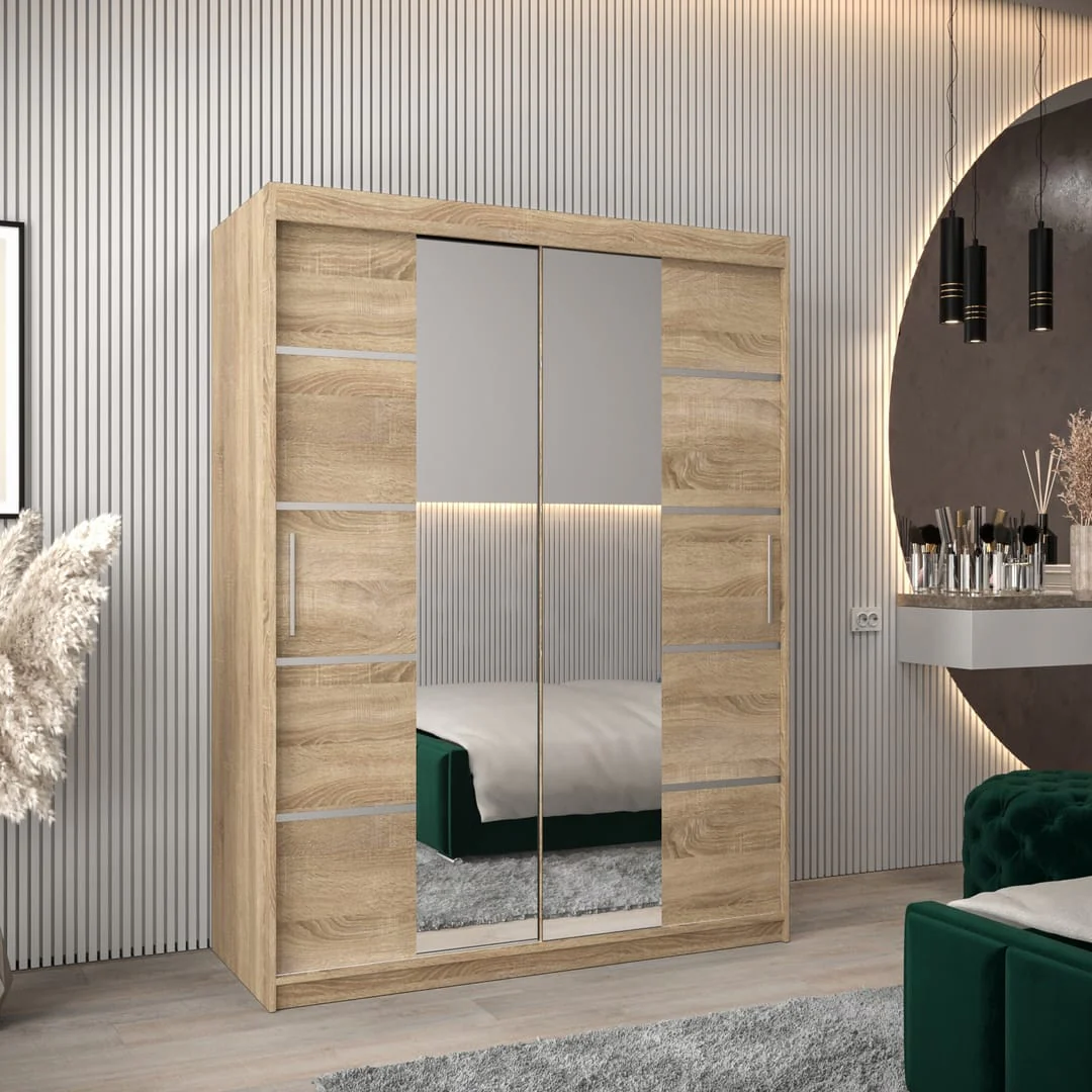 Verona 04 Sliding Door Wardrobe 150cm - Image 14