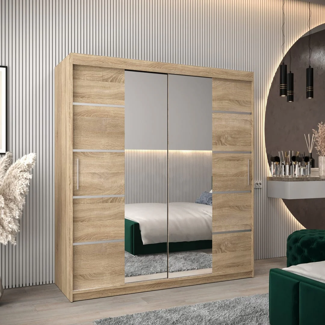 Verona 04 Sliding Door Wardrobe 180cm - Image 14