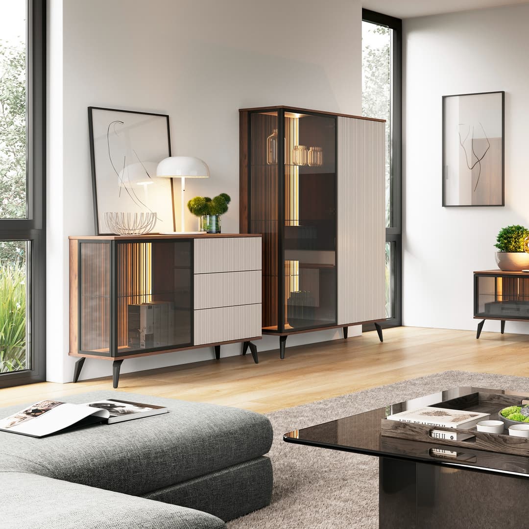 Vici Display Sideboard Cabinet 154cm - Image 5