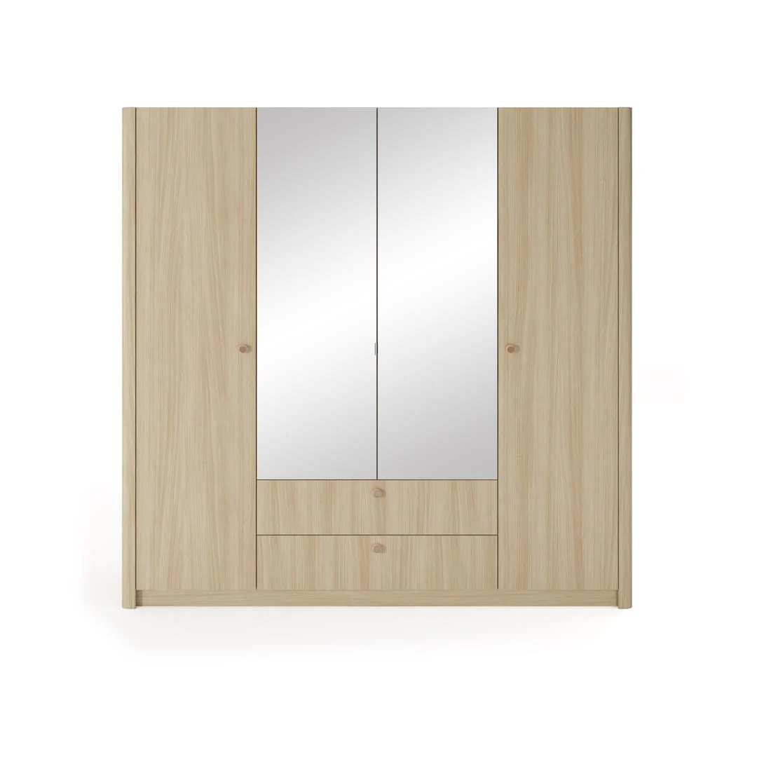 Viki Hinged Door Wardrobe 213cm - Image 3