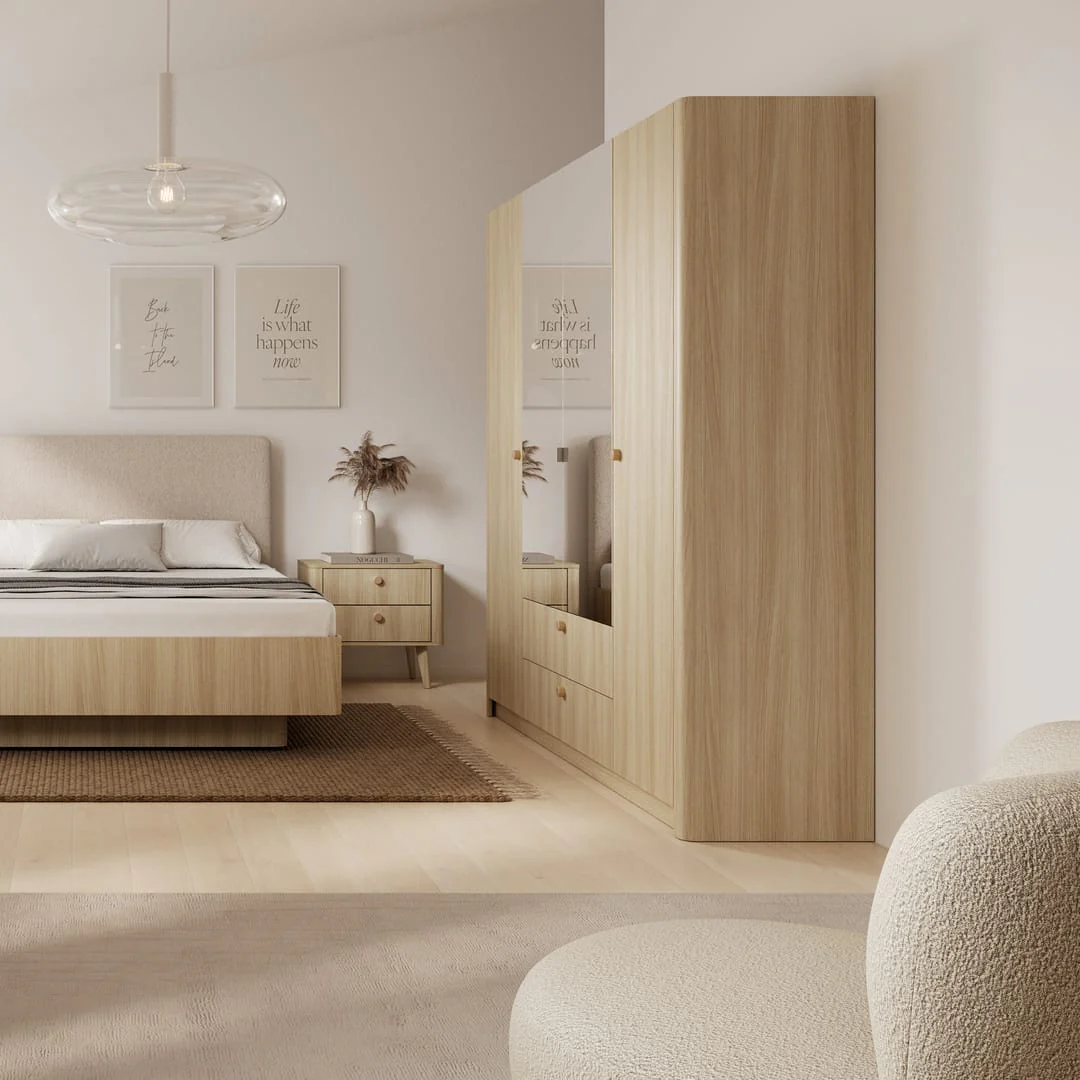 Viki Hinged Door Wardrobe 213cm - Image 6