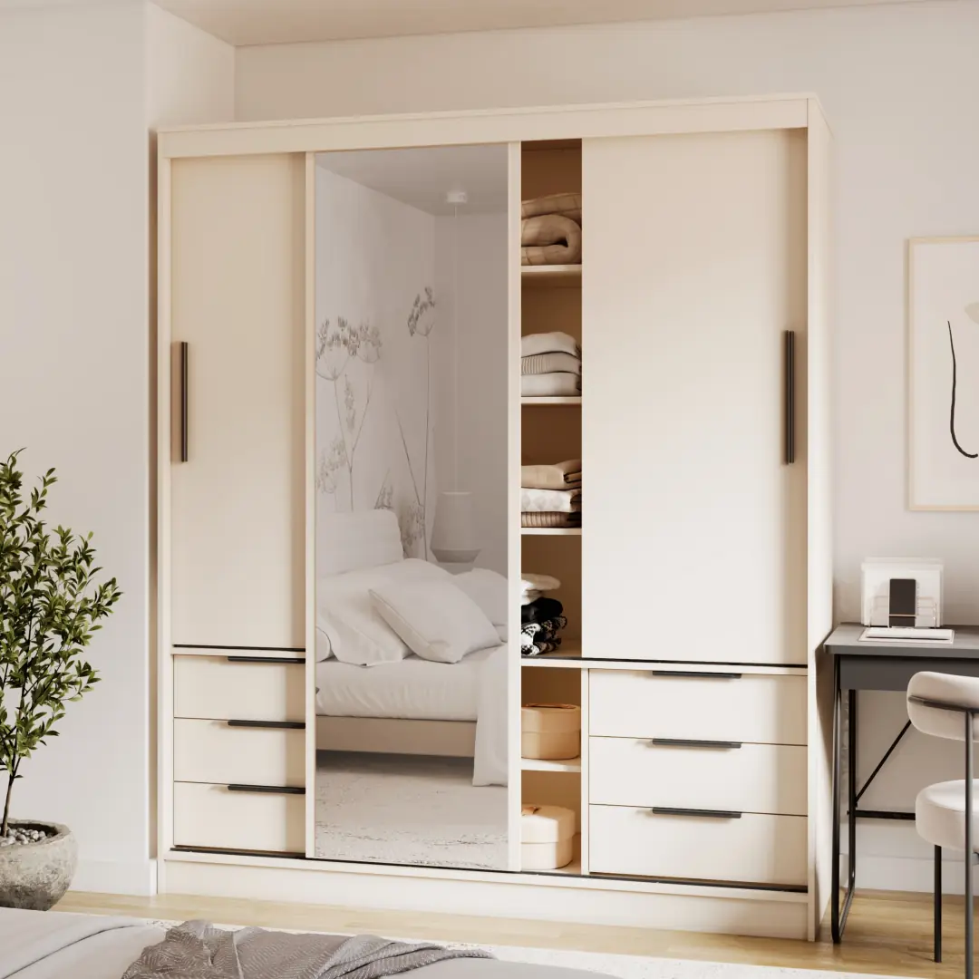 Vira Sliding Door Wardrobe 180cm - Image 11