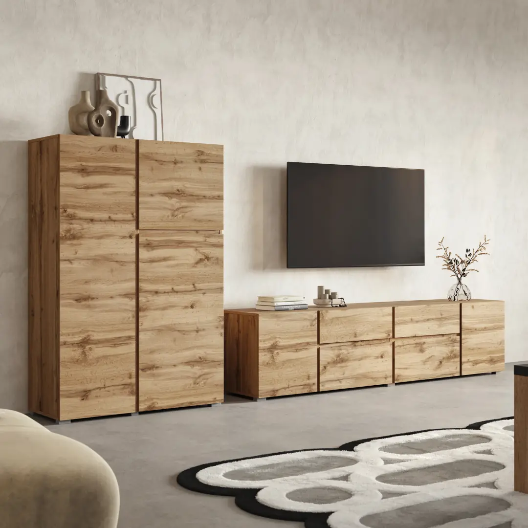 Visby Sideboard Cabinet 195cm - Image 4