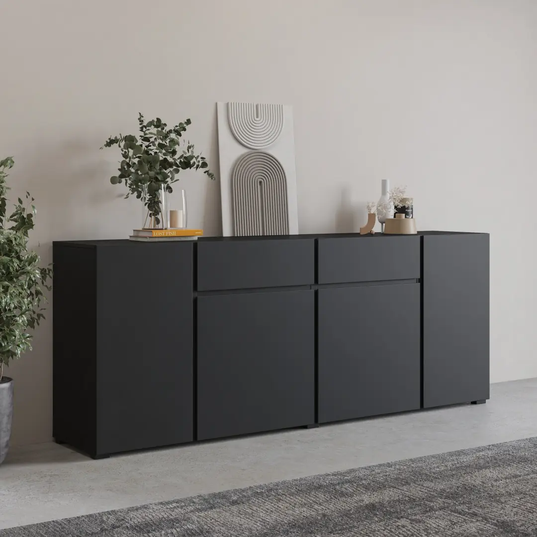 Visby Sideboard Cabinet 195cm - Image 7