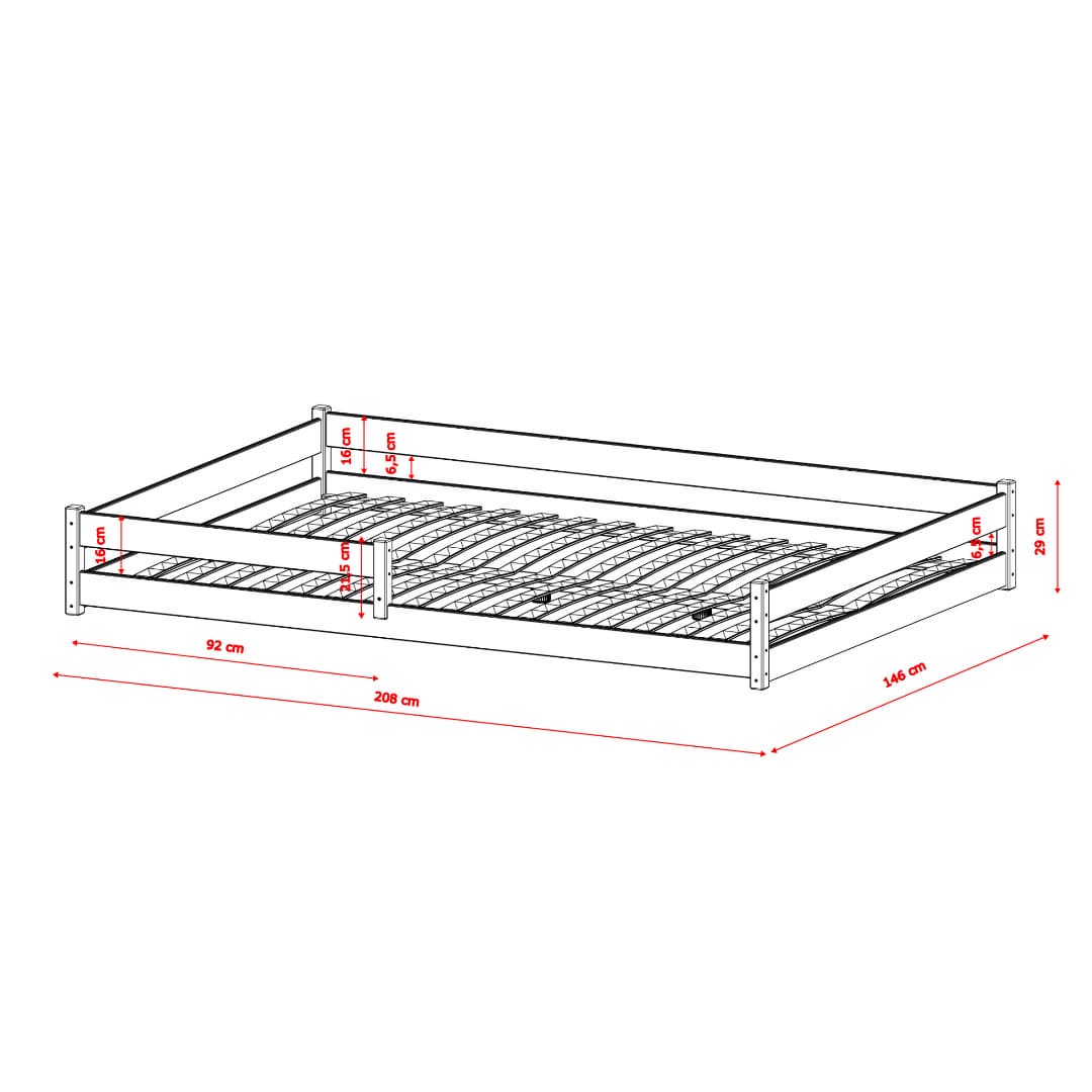 Wooden Bed Fini [EU Double] - Image 12