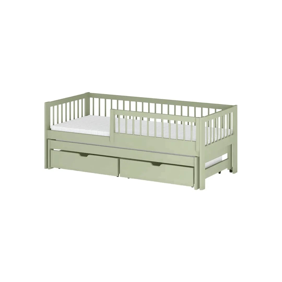 Wooden Bed Softi With Trundle - Image 6