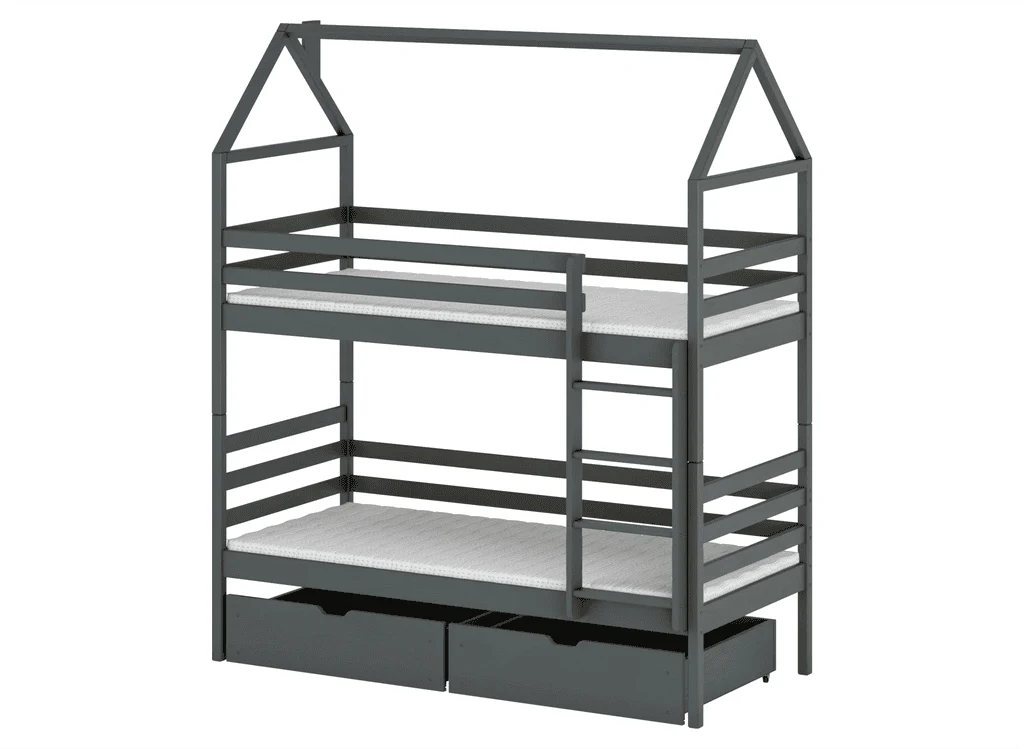 Wooden Bunk Bed Alex With Storage - Image 12