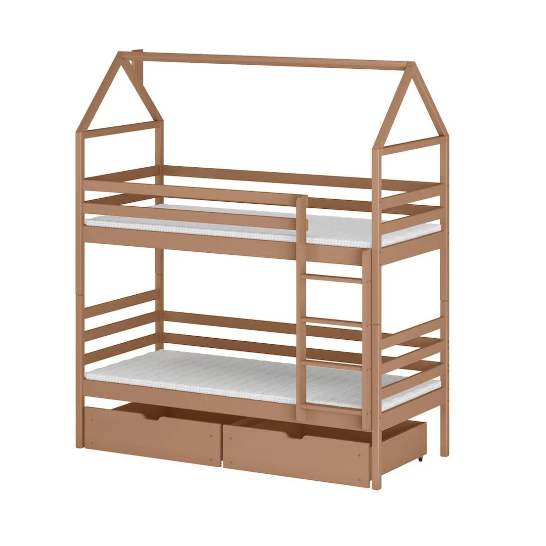 Wooden Bunk Bed Alex With Storage - Image 15