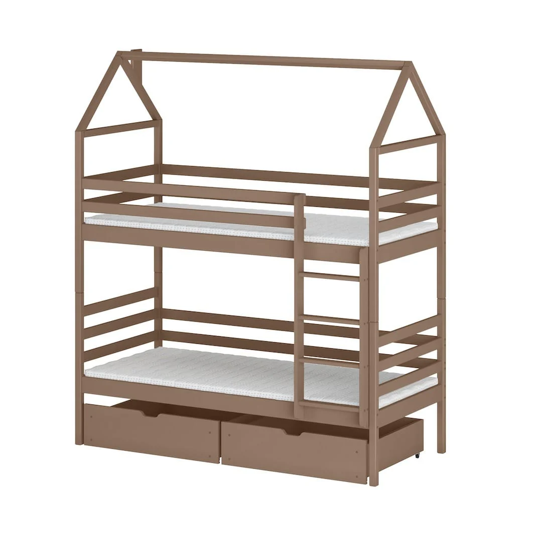 Wooden Bunk Bed Alex With Storage - Image 16
